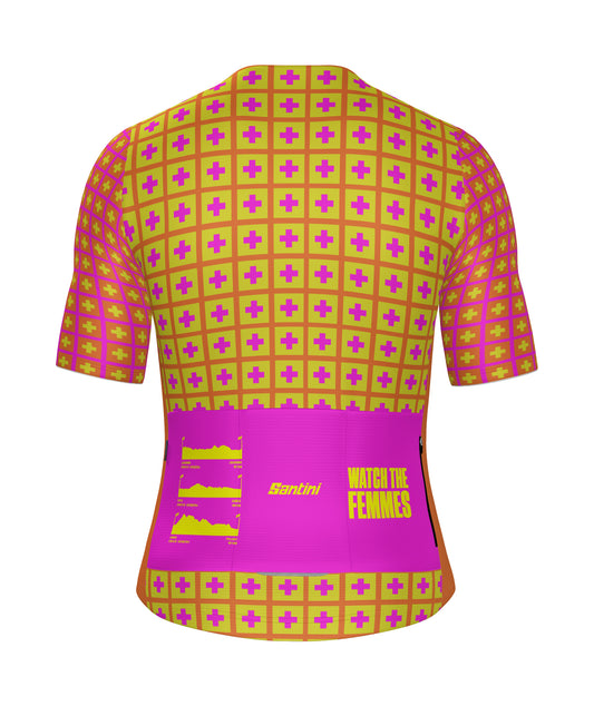 SANTINI  TDFFEMMES AVEC ZWIFT- TDFFAZ GRAND DÉPART SUISSE S/S UNISEX JERSEY 2026