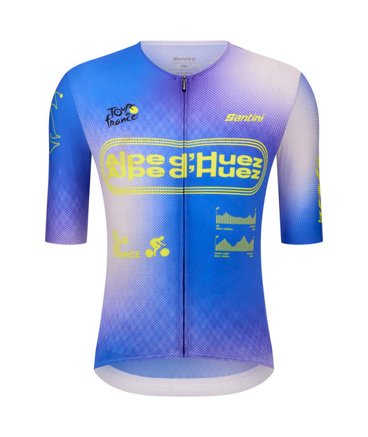 SANTINI TOUR DE FRANCE - ALPE D'HUEZ SHORT SLEEVE UNISEX JERSEY 2026
